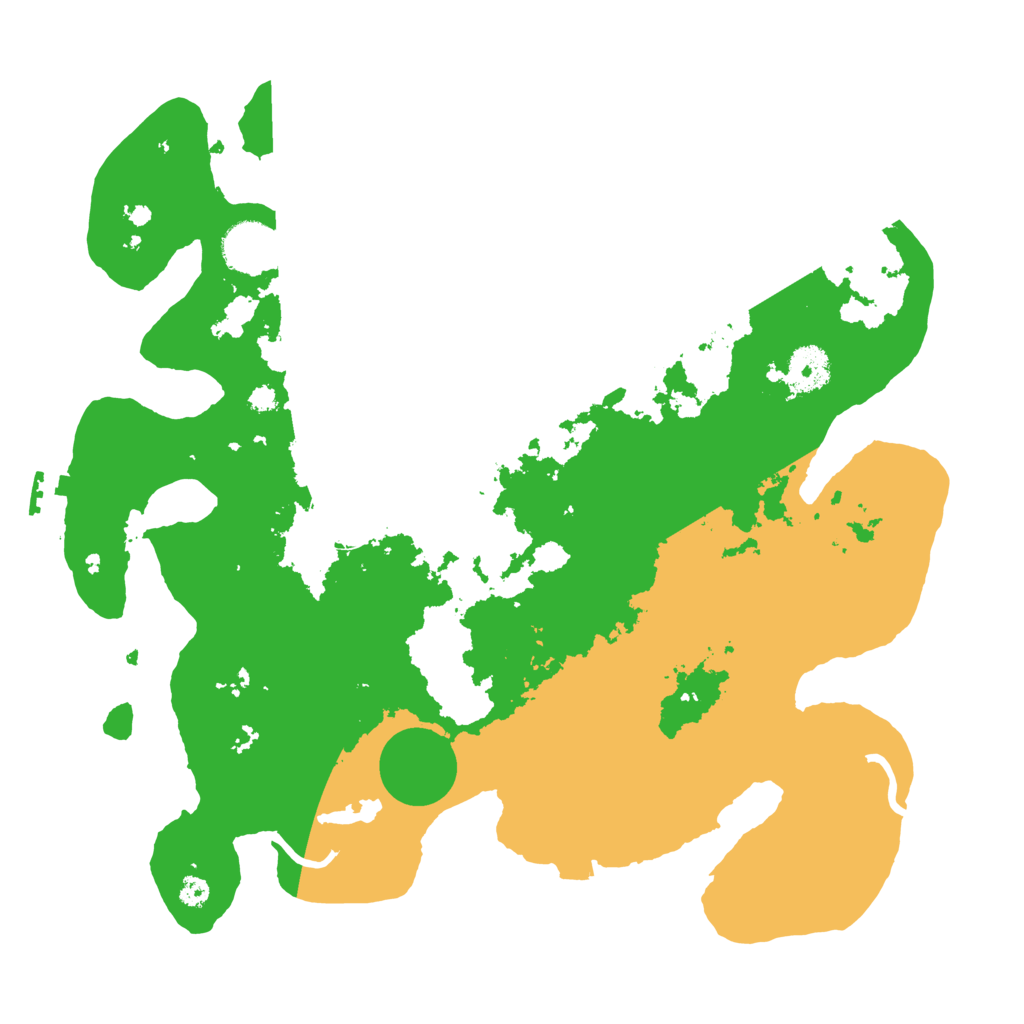 Biome Rust Map: Procedural Map, Size: 3500, Seed: 1212216457