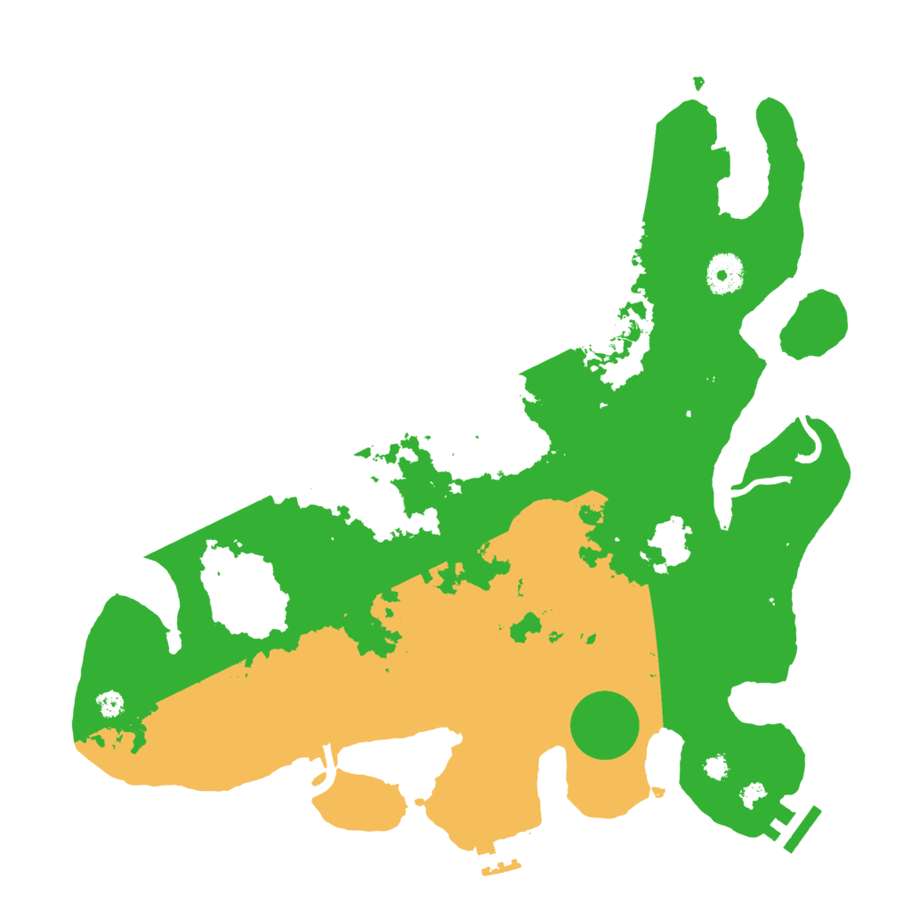 Biome Rust Map: Procedural Map, Size: 3500, Seed: 1383327340