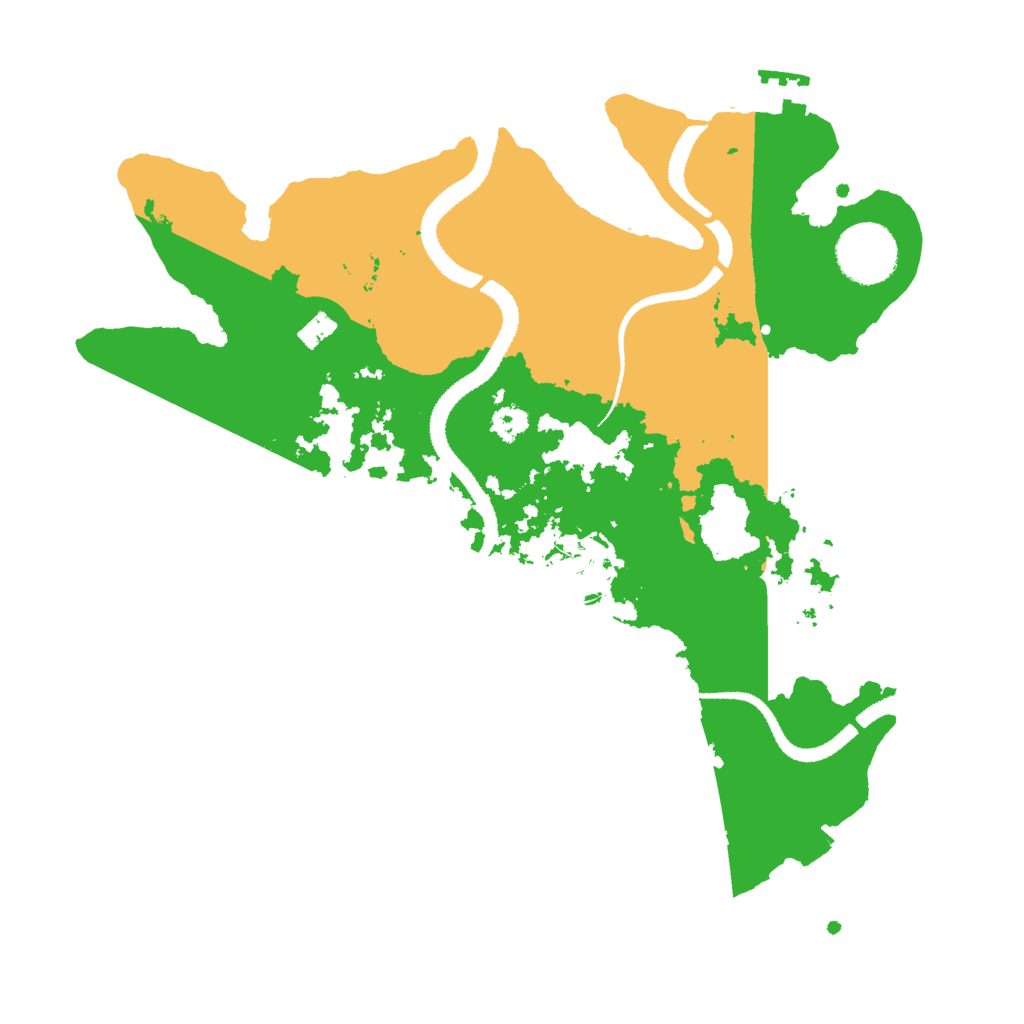 Biome Rust Map: Procedural Map, Size: 3000, Seed: 341719931