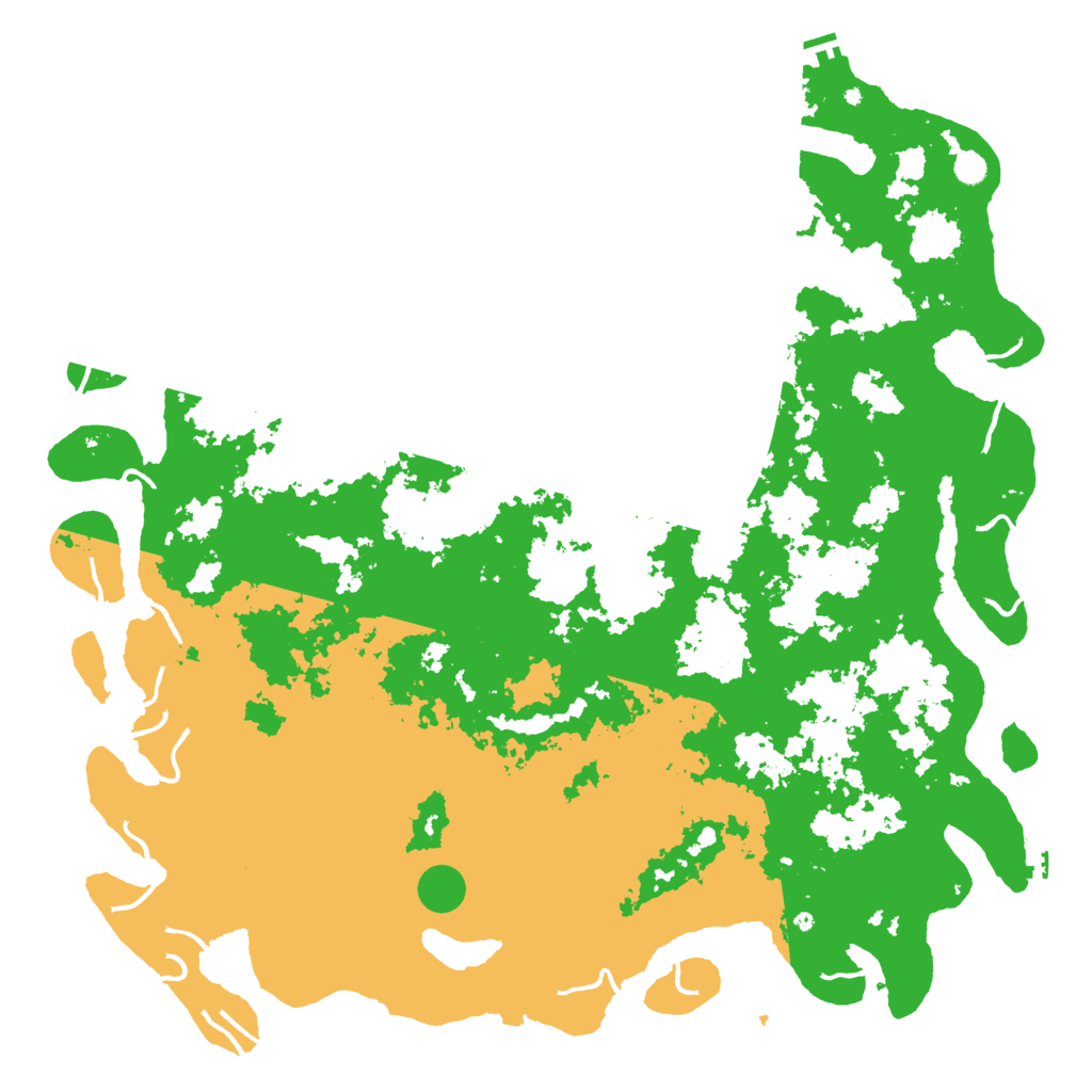 Biome Rust Map: Procedural Map, Size: 6000, Seed: 507273025