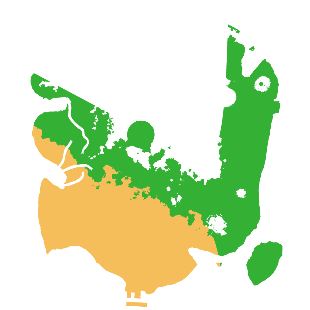 Biome Rust Map: Procedural Map, Size: 3000, Seed: 1453919122