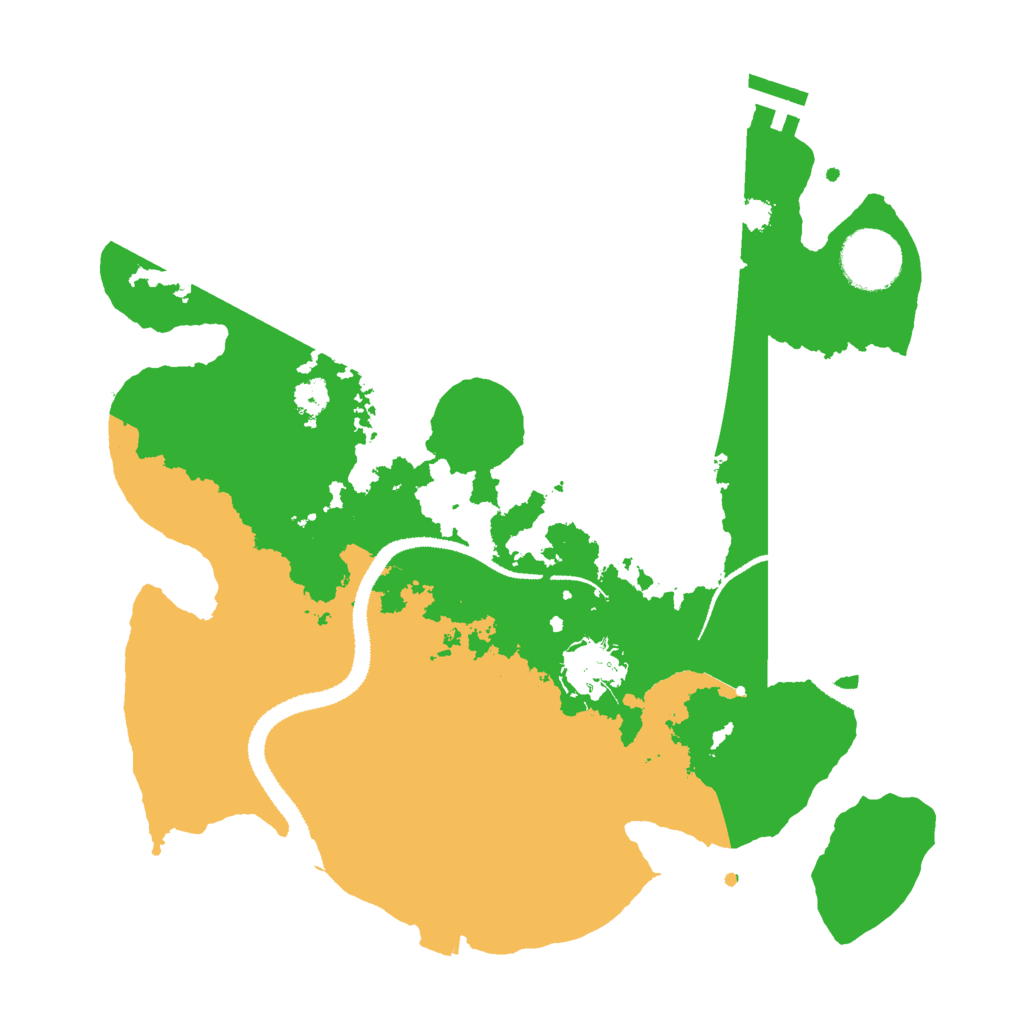 Biome Rust Map: Procedural Map, Size: 3000, Seed: 1453919122