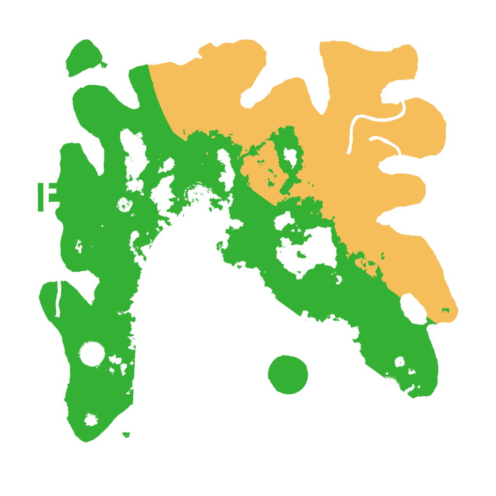 Biome Rust Map: Procedural Map, Size: 3500, Seed: 866299438