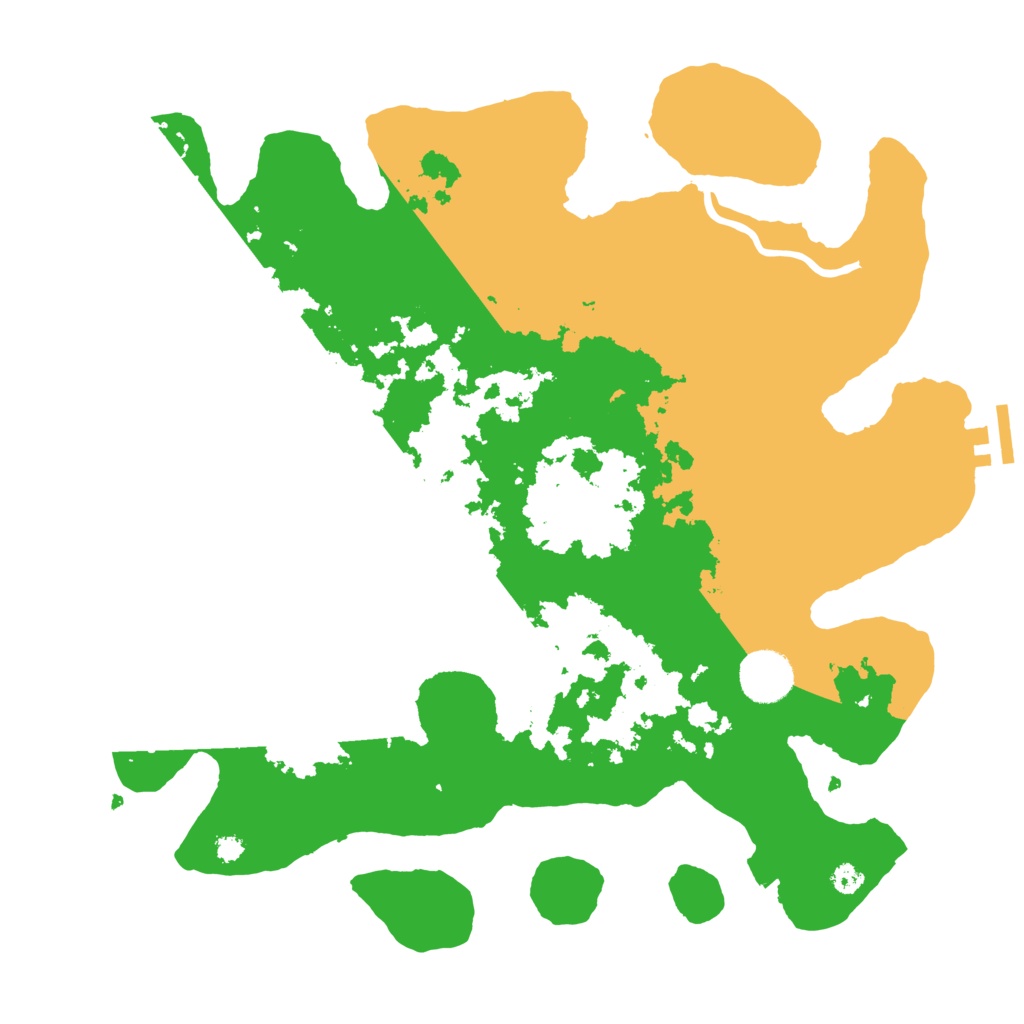 Biome Rust Map: Procedural Map, Size: 3500, Seed: 18103