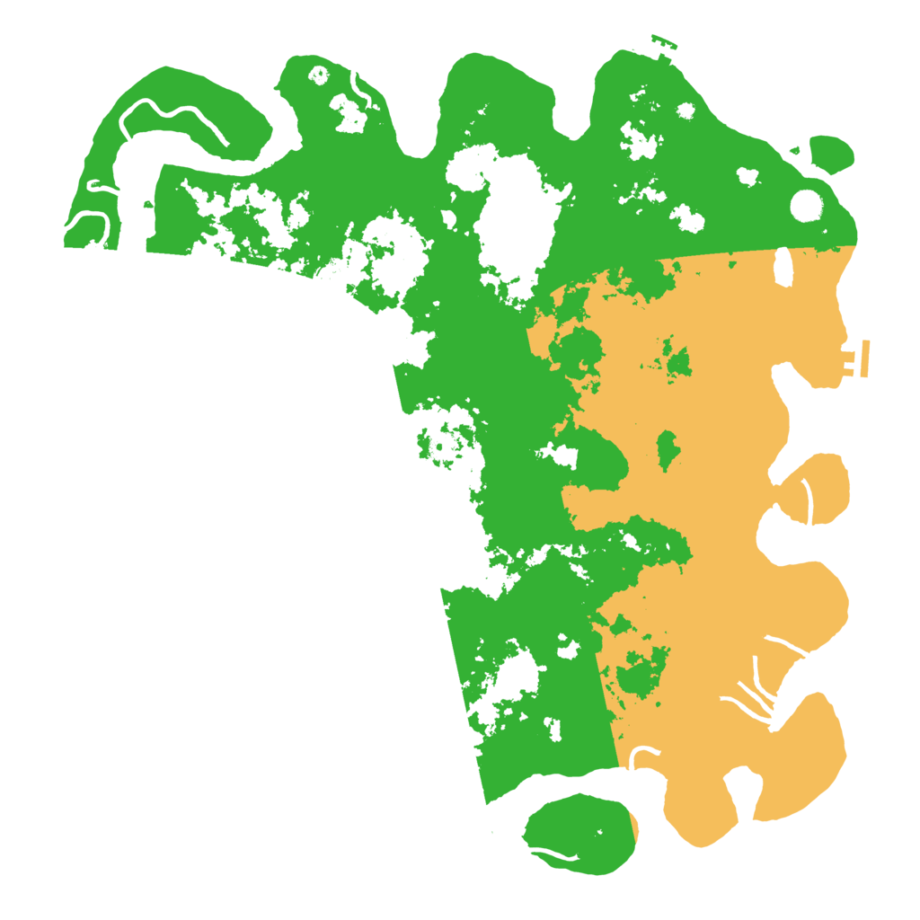 Biome Rust Map: Procedural Map, Size: 5000, Seed: 1239922618