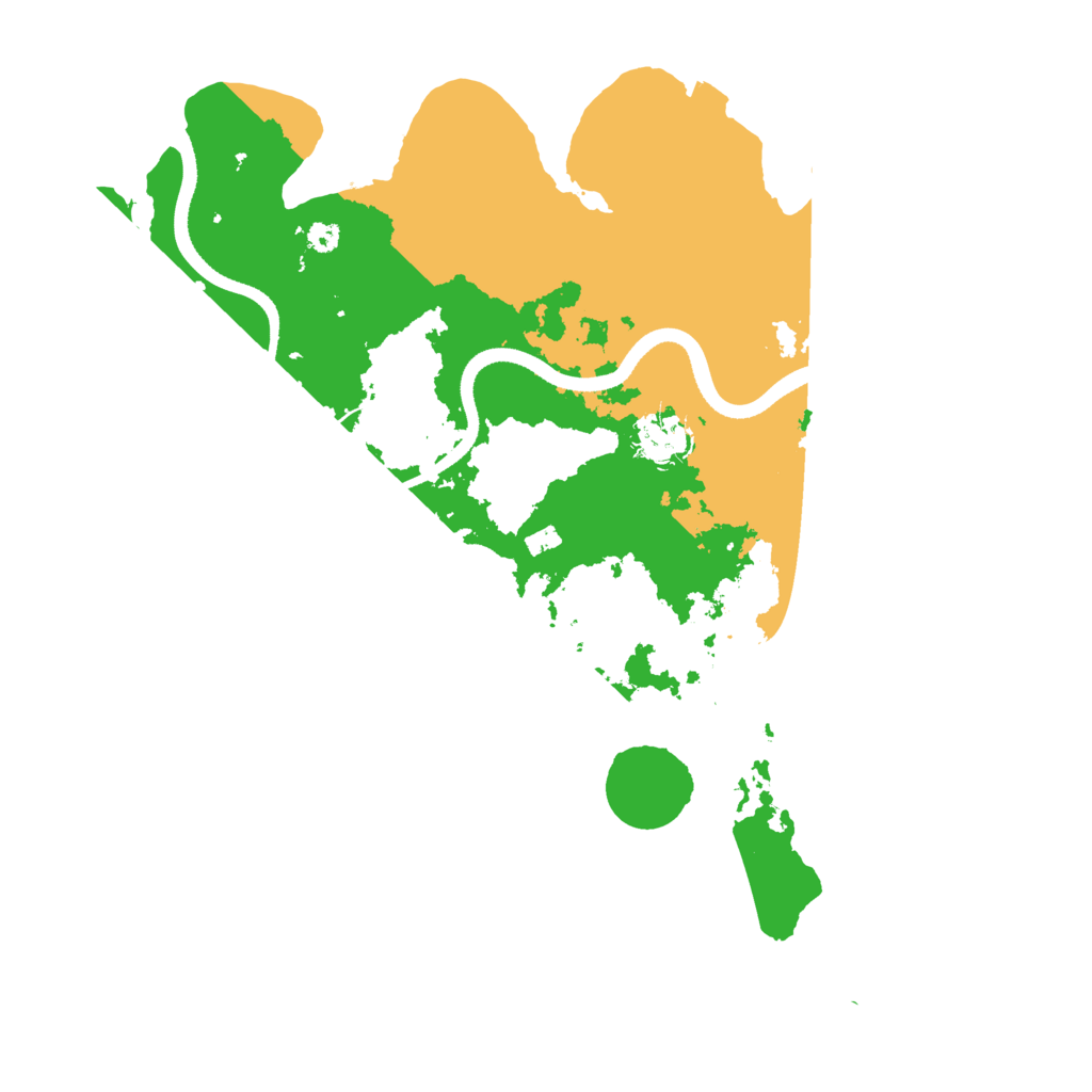 Biome Rust Map: Procedural Map, Size: 3500, Seed: 1803844312