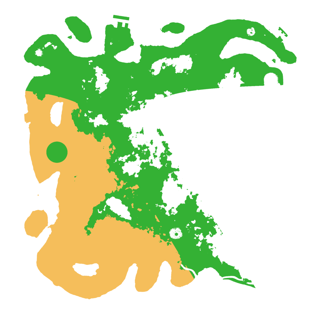 Biome Rust Map: Procedural Map, Size: 4000, Seed: 1609701556