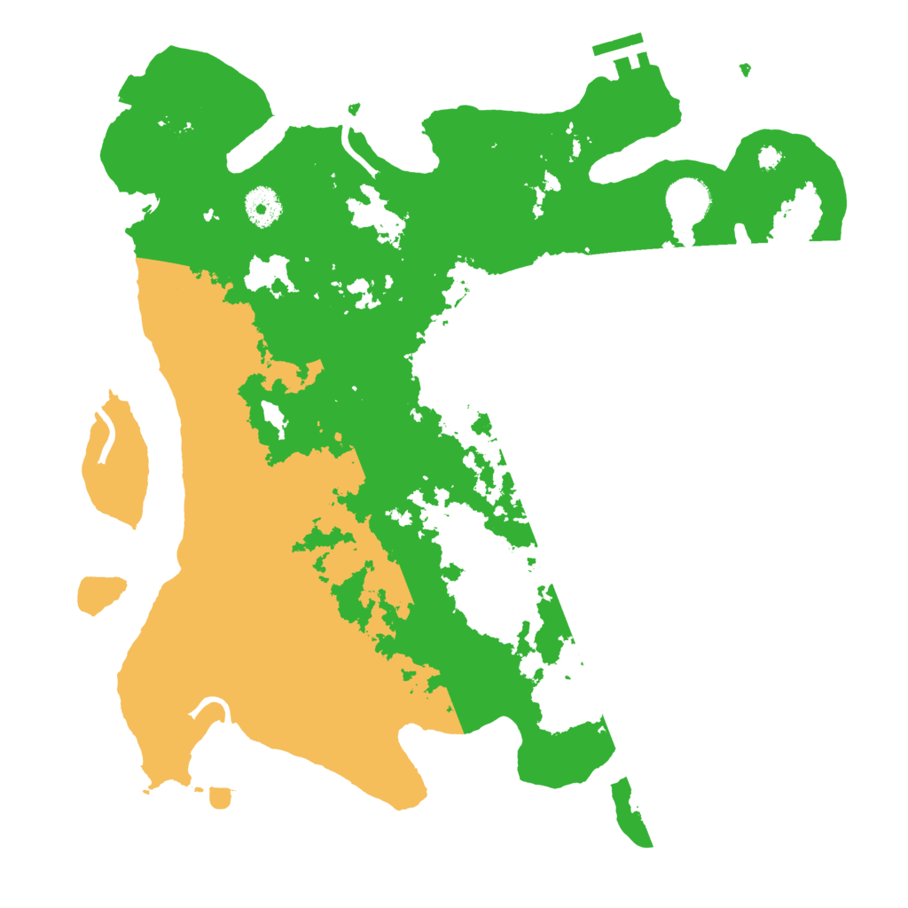 Biome Rust Map: Procedural Map, Size: 3600, Seed: 4574357