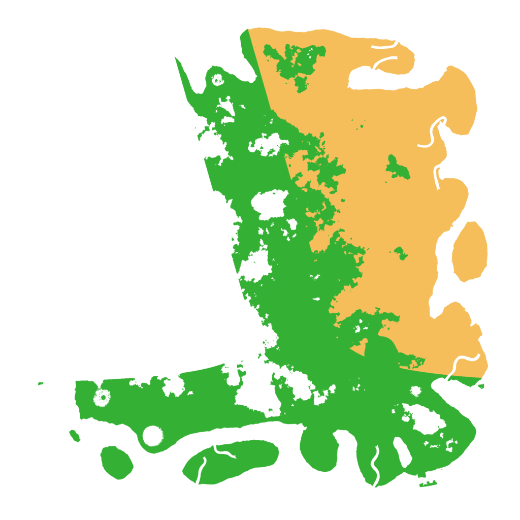 Biome Rust Map: Procedural Map, Size: 4500, Seed: 510743381