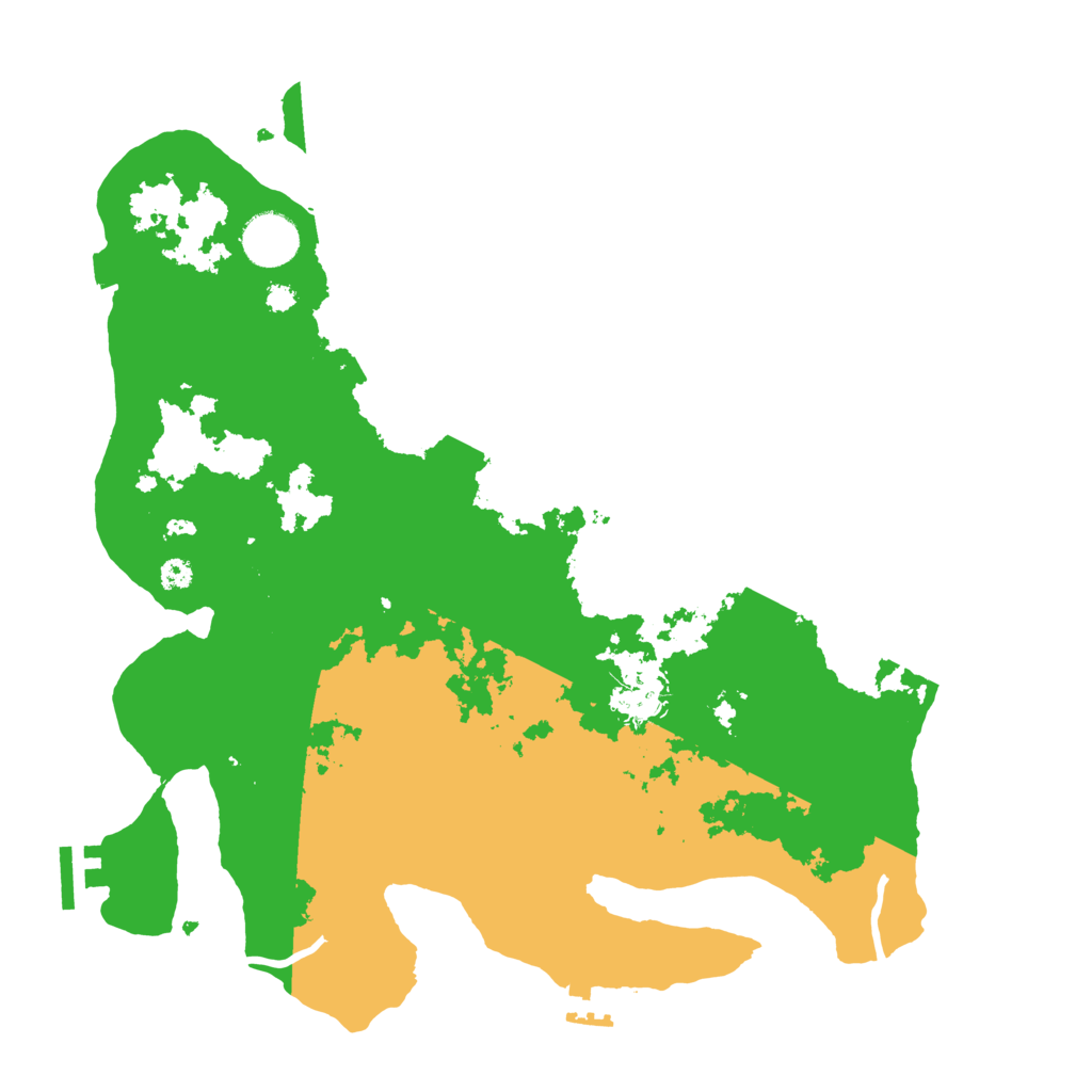 Biome Rust Map: Procedural Map, Size: 3500, Seed: 1306709734