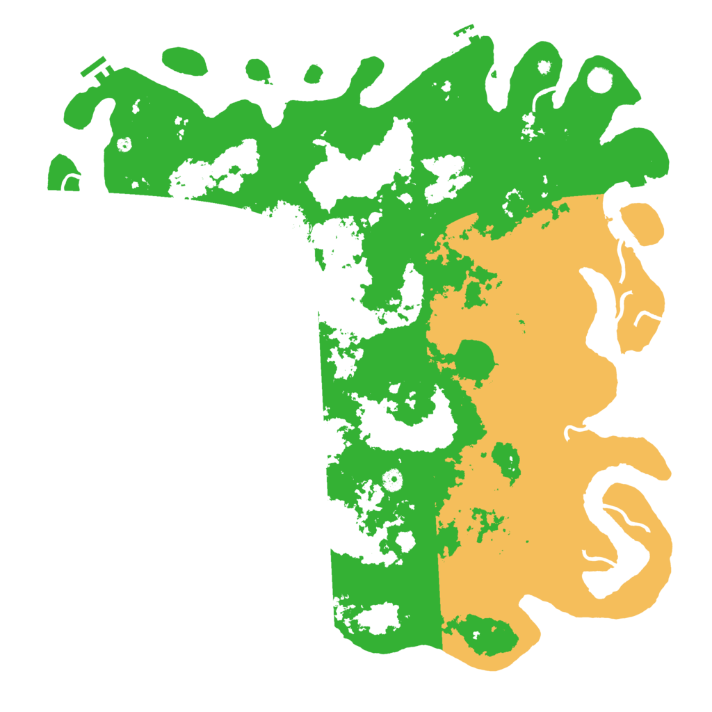 Biome Rust Map: Procedural Map, Size: 5000, Seed: 6666666