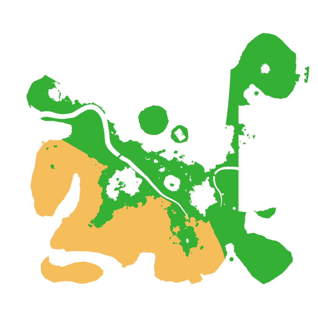 Biome Rust Map: Procedural Map, Size: 3000, Seed: 1557937613