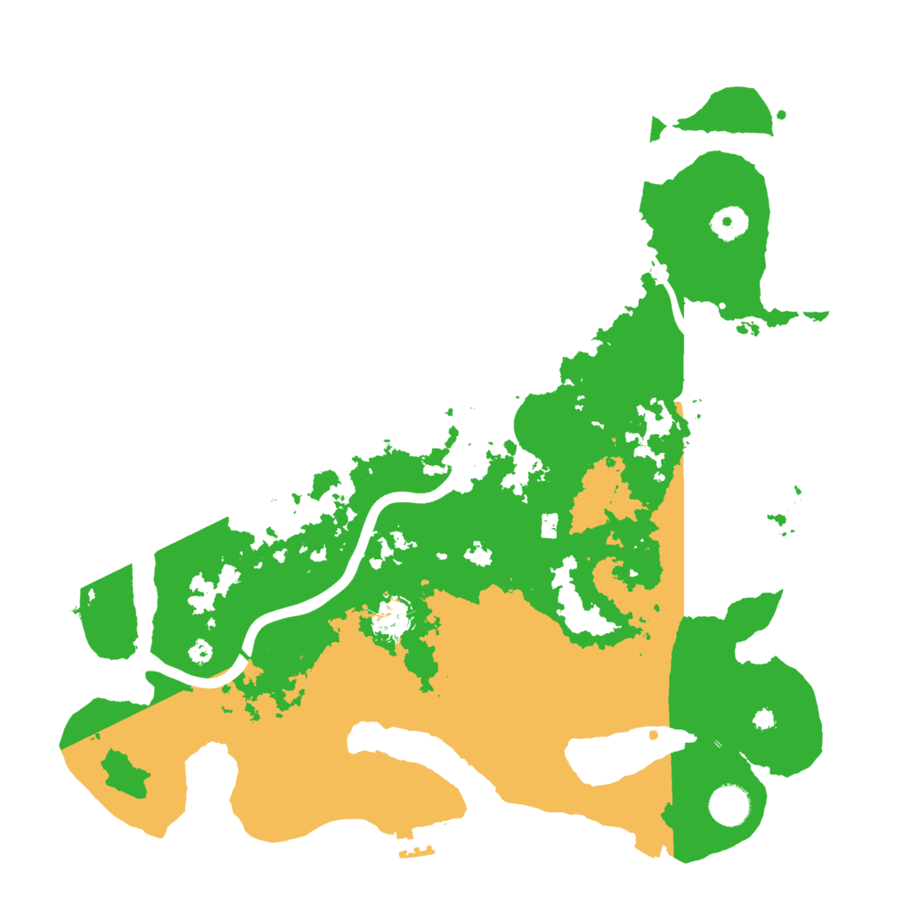 Biome Rust Map: Procedural Map, Size: 3900, Seed: 75216863