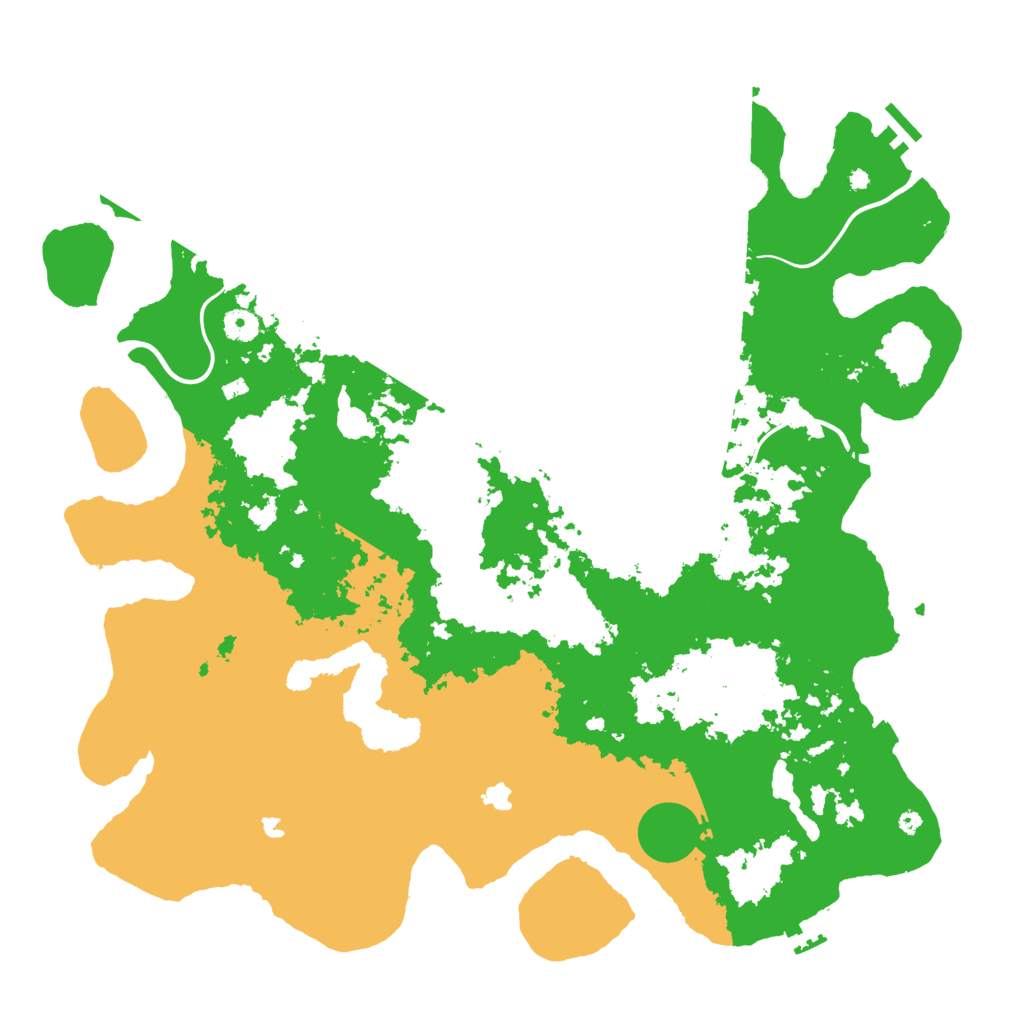 Biome Rust Map: Procedural Map, Size: 4500, Seed: 7122