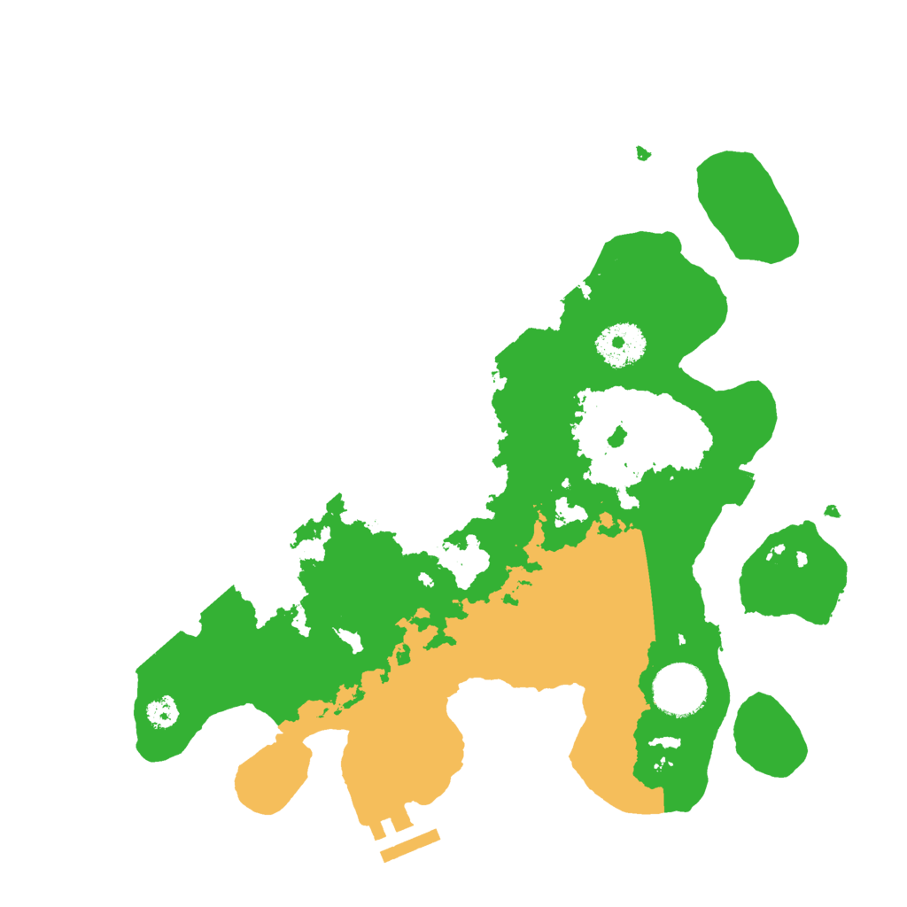 Biome Rust Map: Procedural Map, Size: 3000, Seed: 17690
