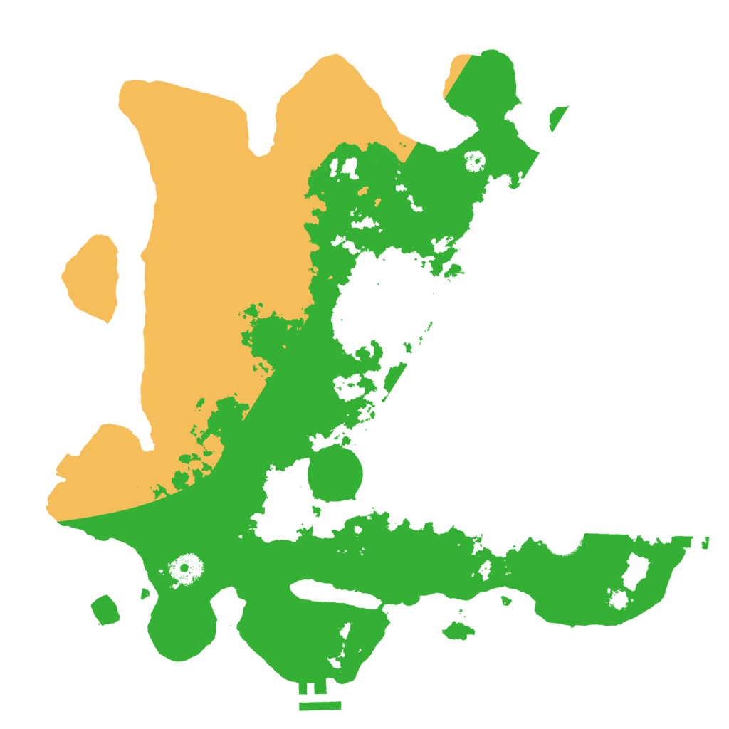 Biome Rust Map: Procedural Map, Size: 3500, Seed: 1966479465