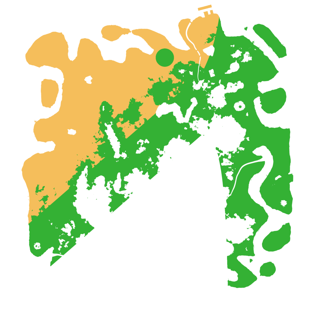 Biome Rust Map: Procedural Map, Size: 4500, Seed: 924054235