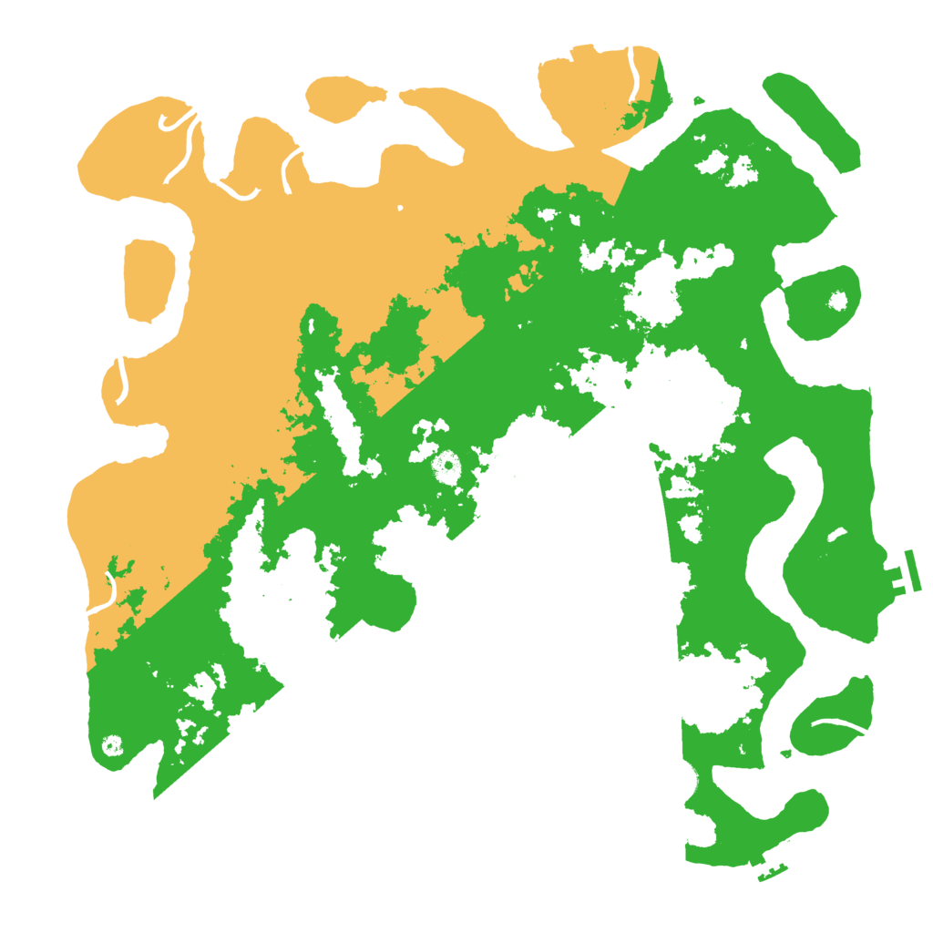 Biome Rust Map: Procedural Map, Size: 4500, Seed: 924054235