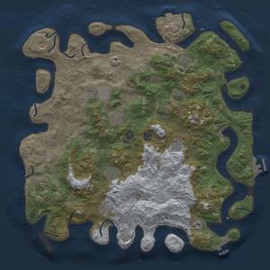 Thumbnail Rust Map: Procedural Map, Size: 4500, Seed: 924054235, 19 Monuments