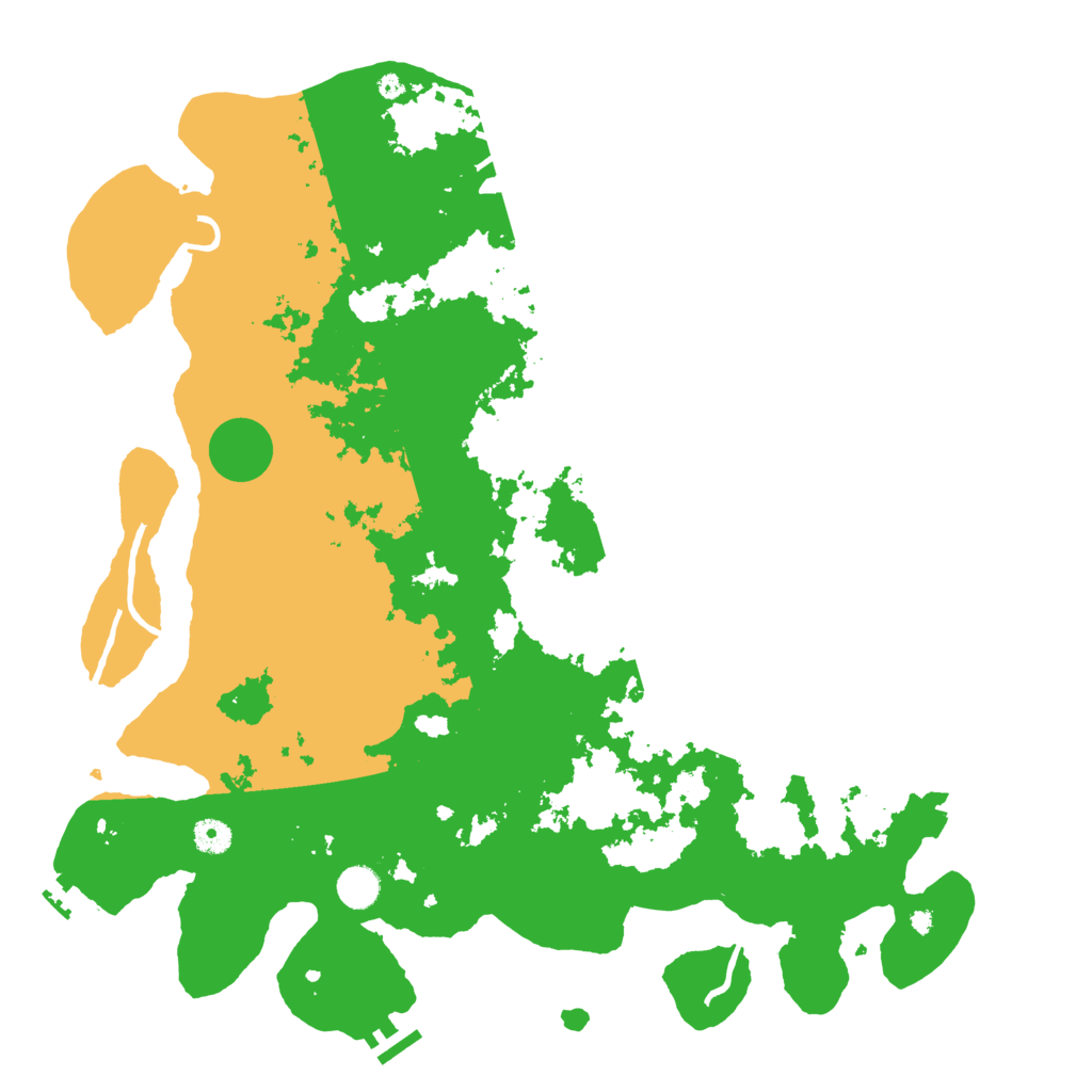 Biome Rust Map: Procedural Map, Size: 4500, Seed: 2555