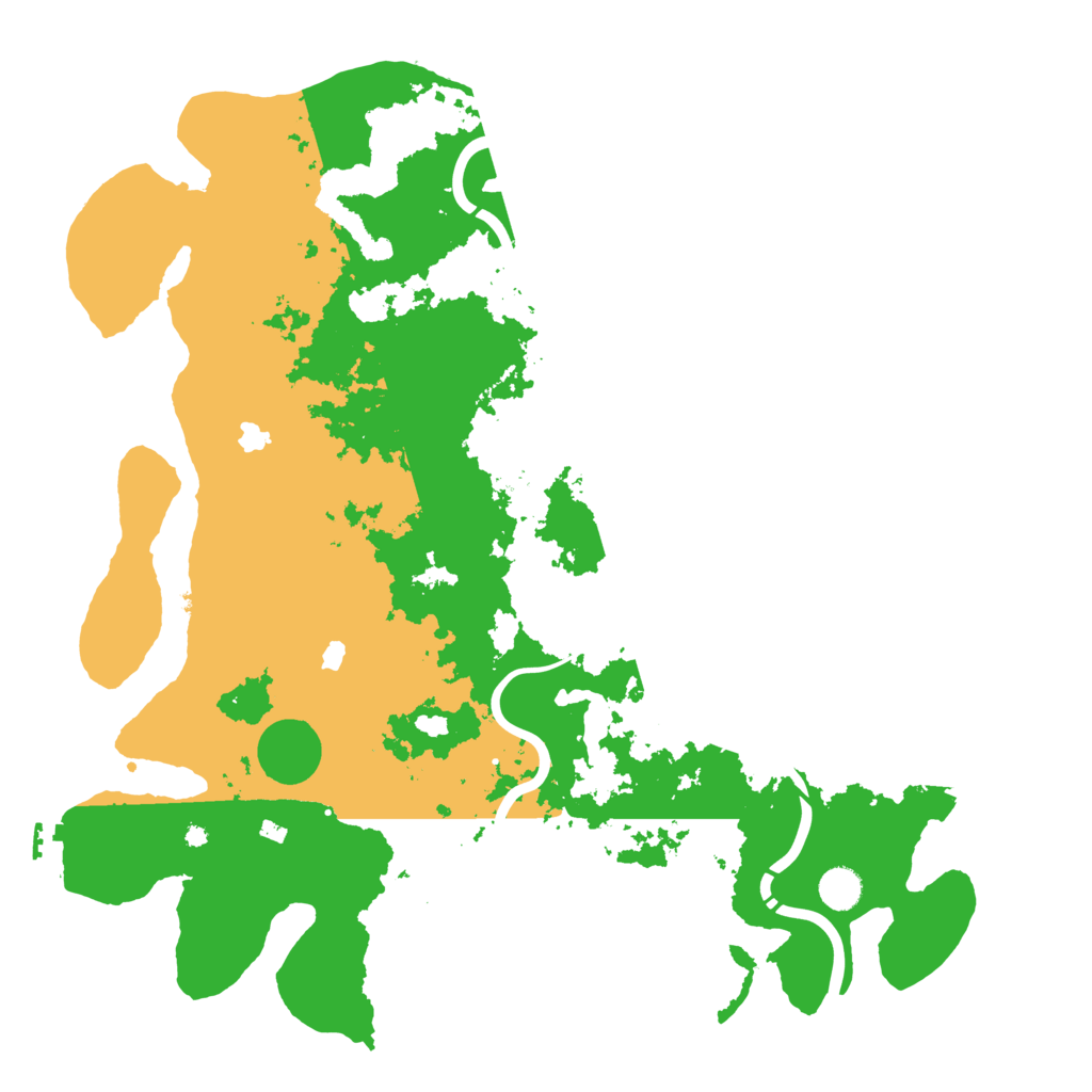 Biome Rust Map: Procedural Map, Size: 4500, Seed: 2555