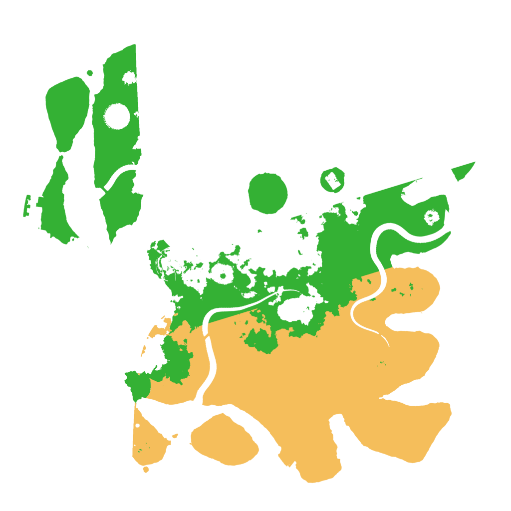 Biome Rust Map: Procedural Map, Size: 3500, Seed: 1625373837