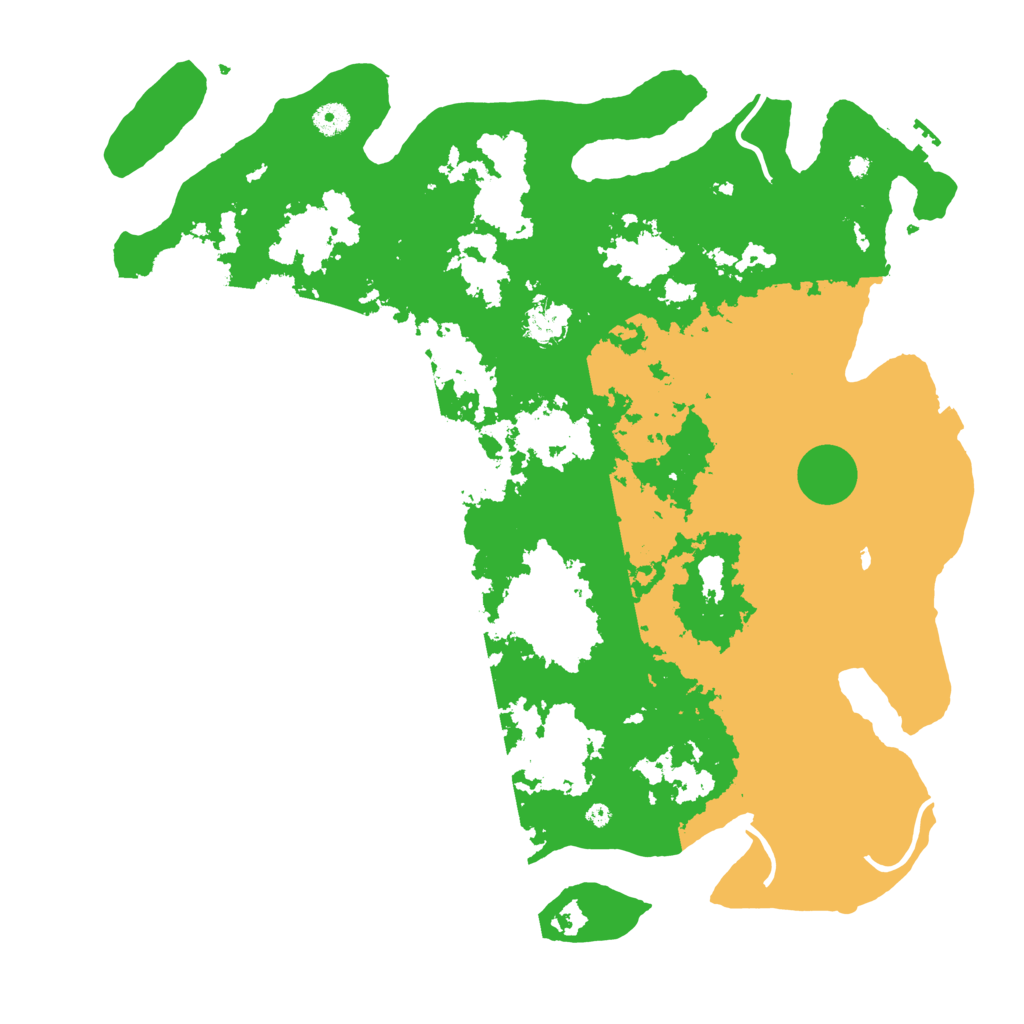 Biome Rust Map: Procedural Map, Size: 4500, Seed: 164284