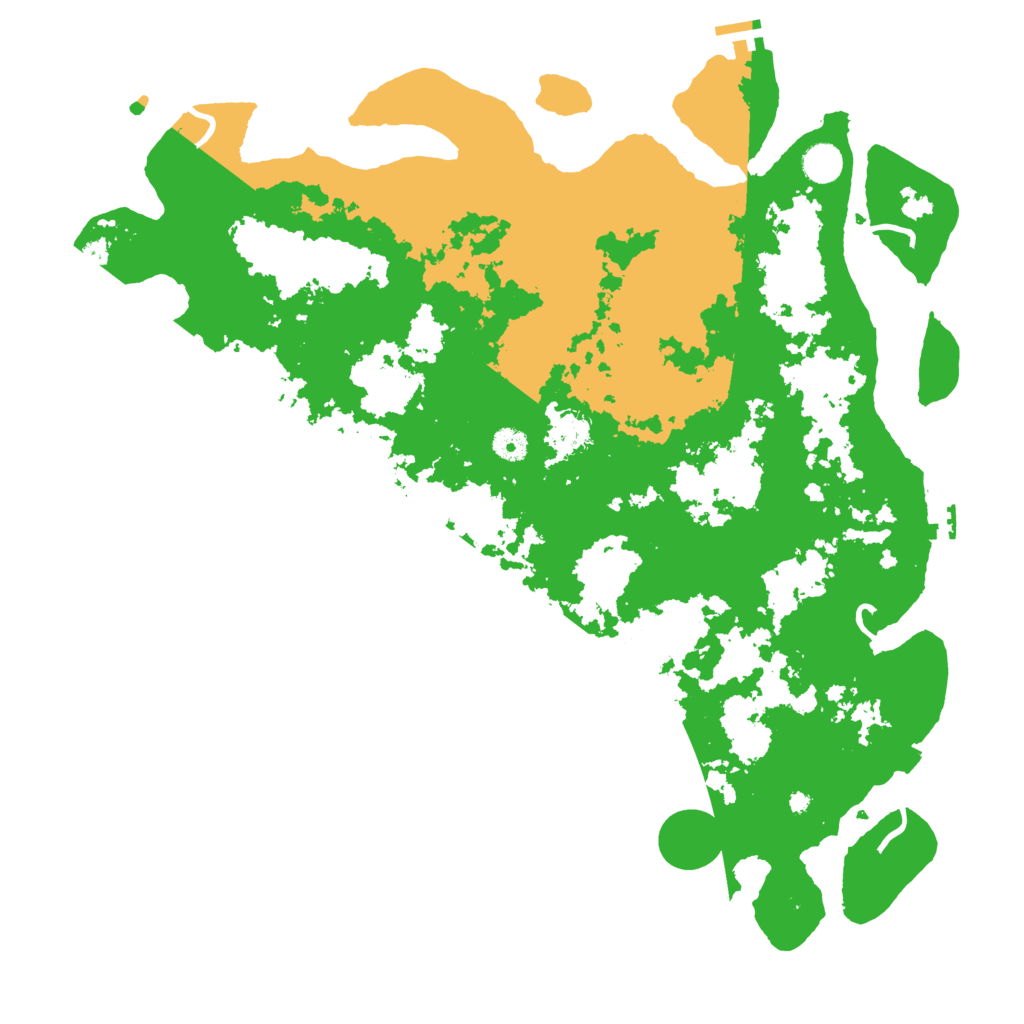 Biome Rust Map: Procedural Map, Size: 4500, Seed: 1851791292