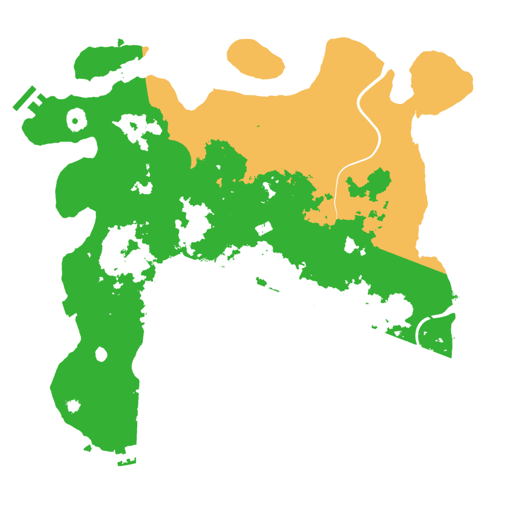 Biome Rust Map: Procedural Map, Size: 3500, Seed: 1696012767