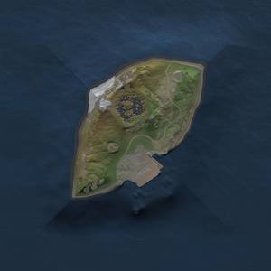 Thumbnail Rust Map: Procedural Map, Size: 1000, Seed: 12312333, 3 Monuments