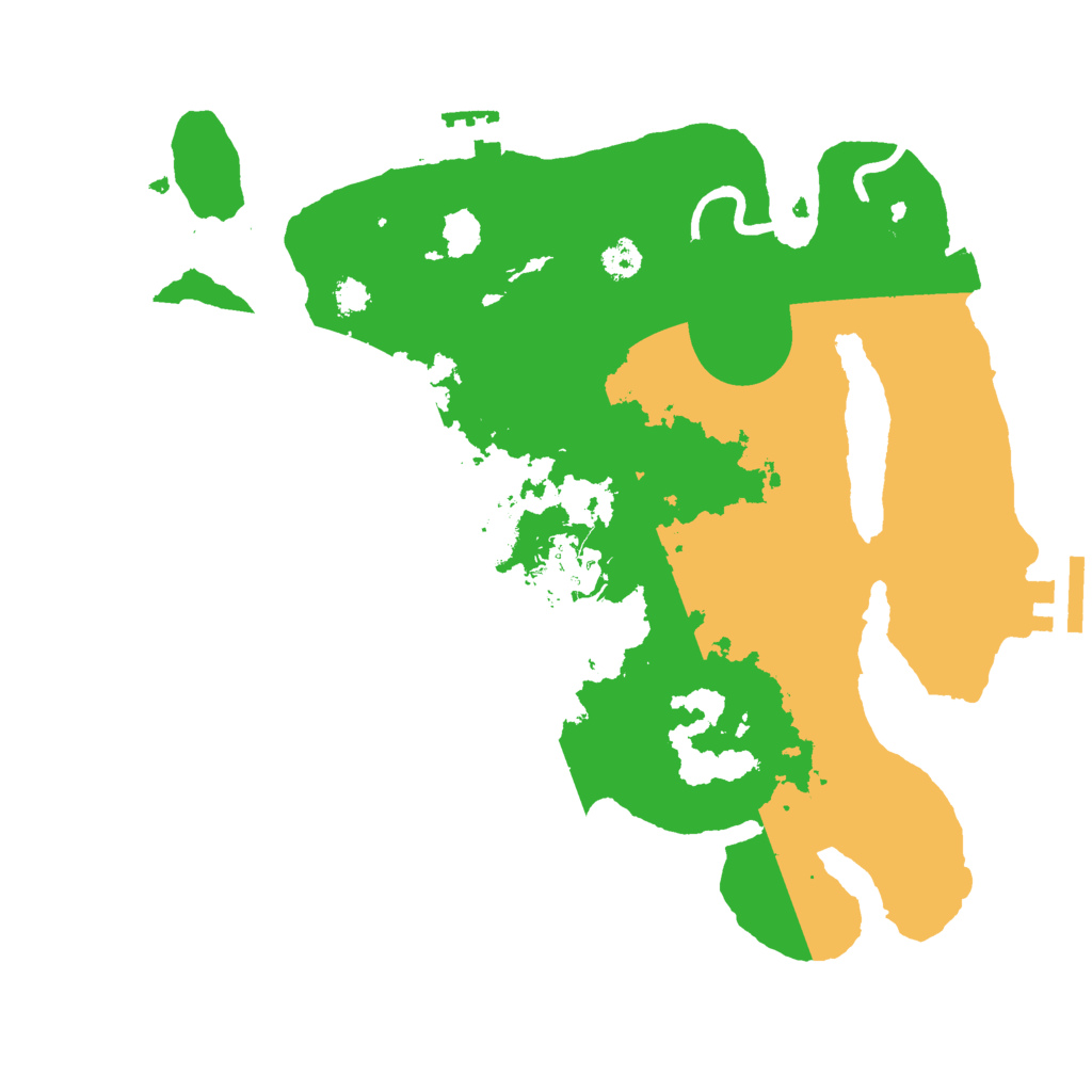 Biome Rust Map: Procedural Map, Size: 2900, Seed: 992344362