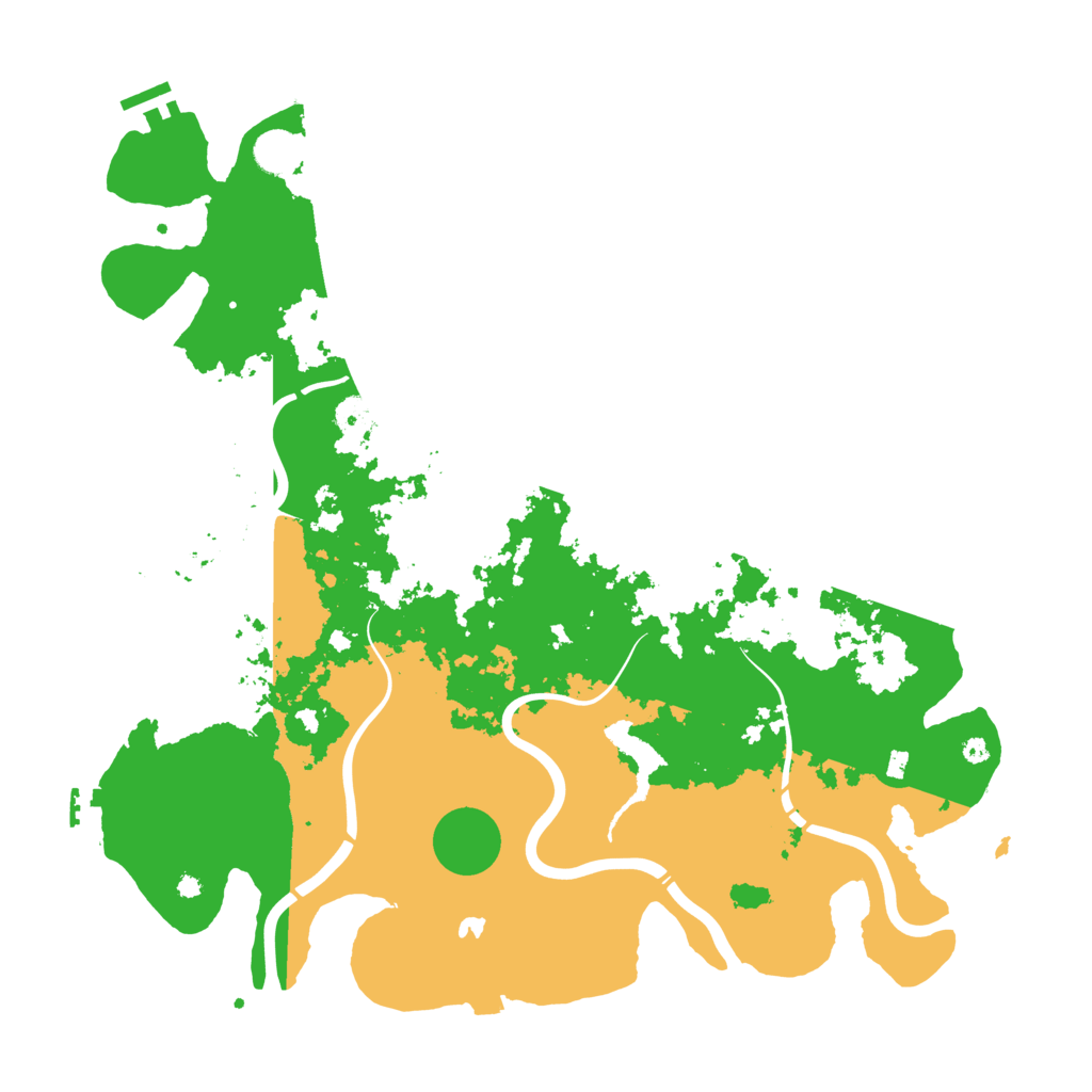 Biome Rust Map: Procedural Map, Size: 4250, Seed: 51111