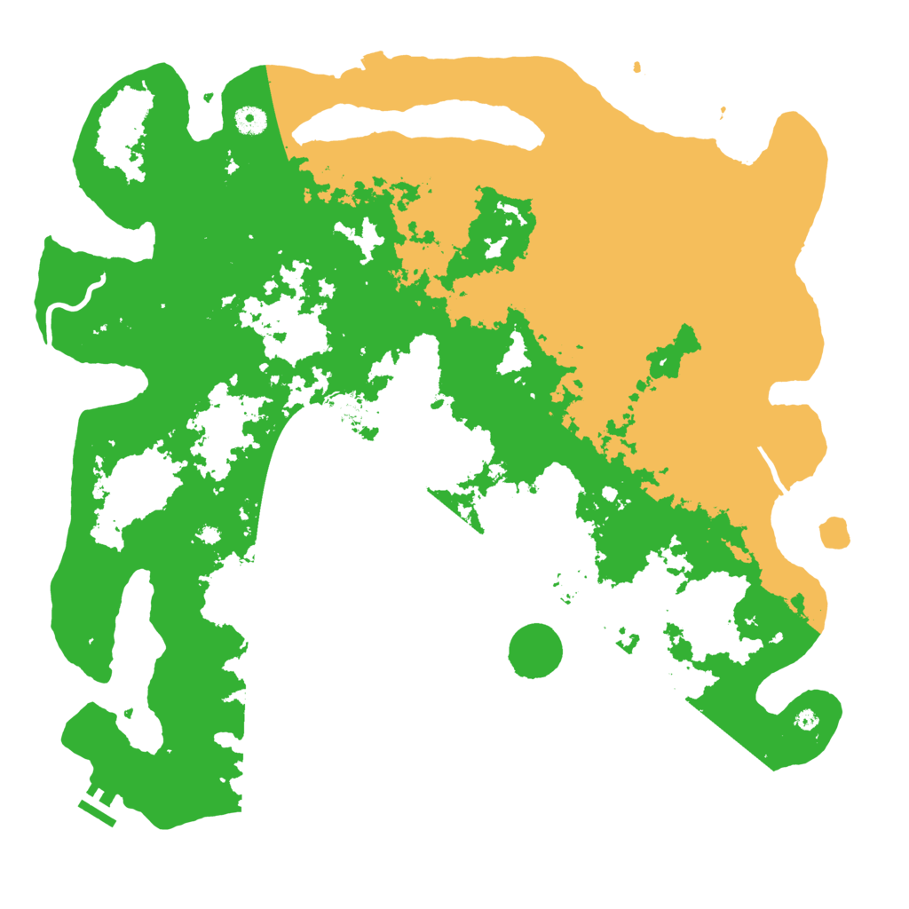 Biome Rust Map: Procedural Map, Size: 4500, Seed: 66669999