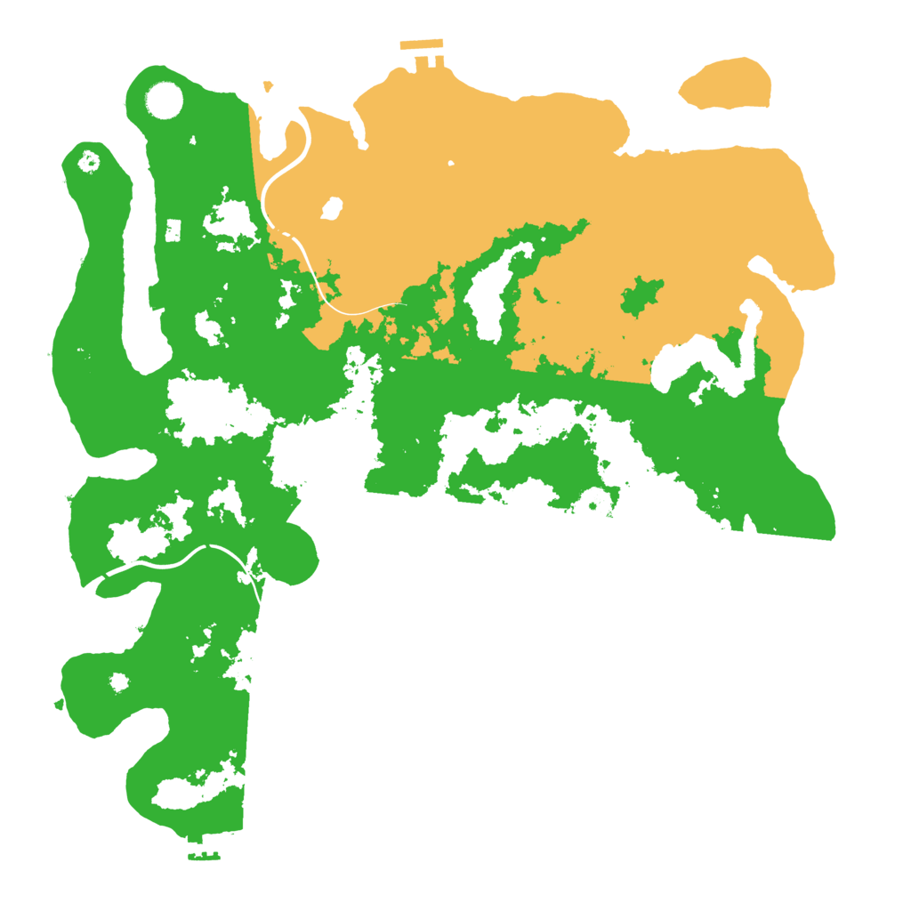 Biome Rust Map: Procedural Map, Size: 4301, Seed: 16856