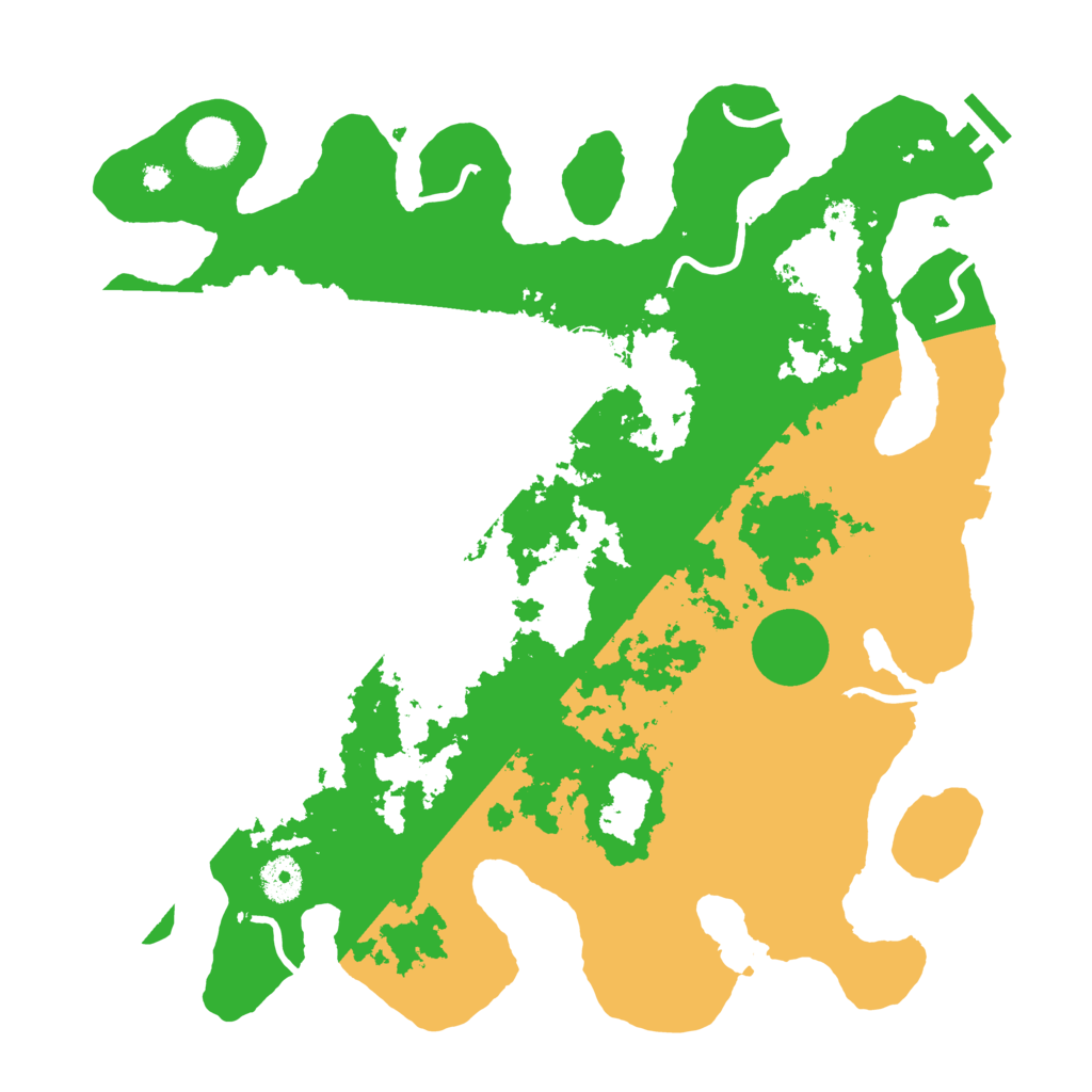 Biome Rust Map: Procedural Map, Size: 3750, Seed: 206185