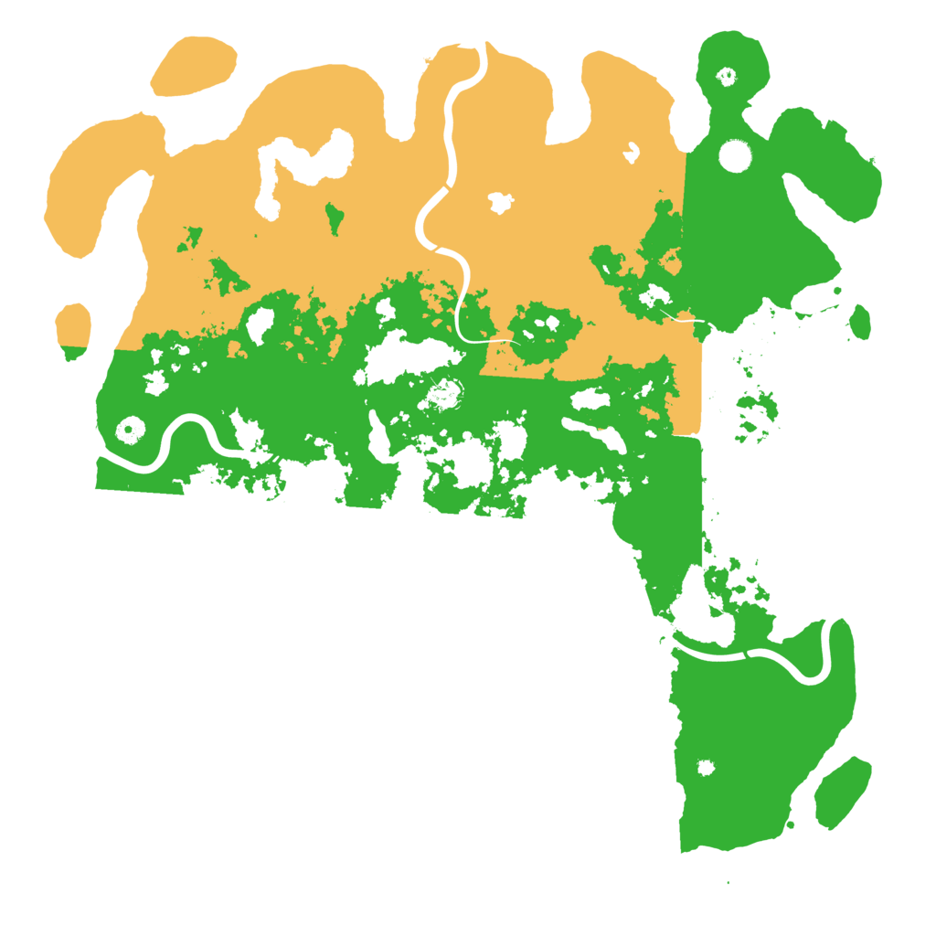 Biome Rust Map: Procedural Map, Size: 5000, Seed: 41662461