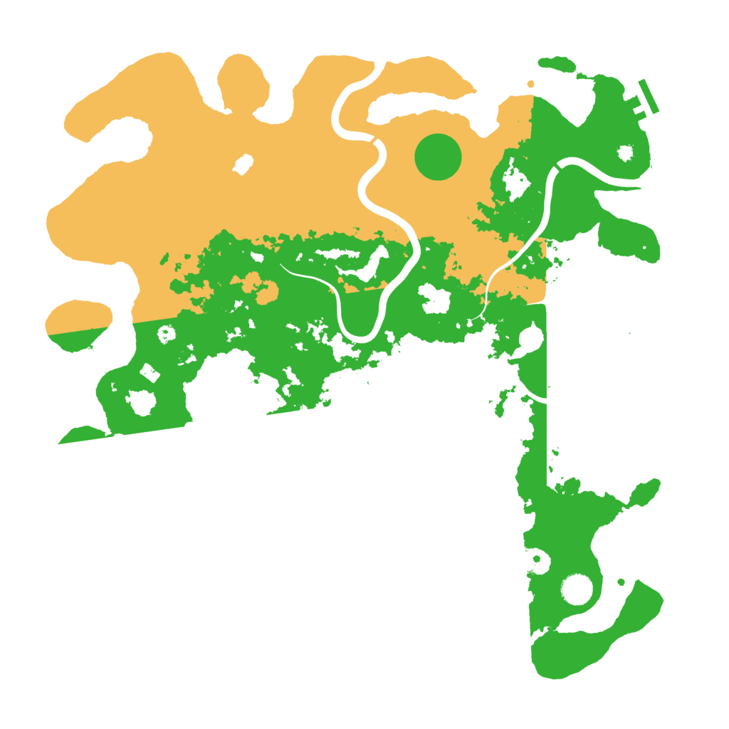 Biome Rust Map: Procedural Map, Size: 4100, Seed: 332562489