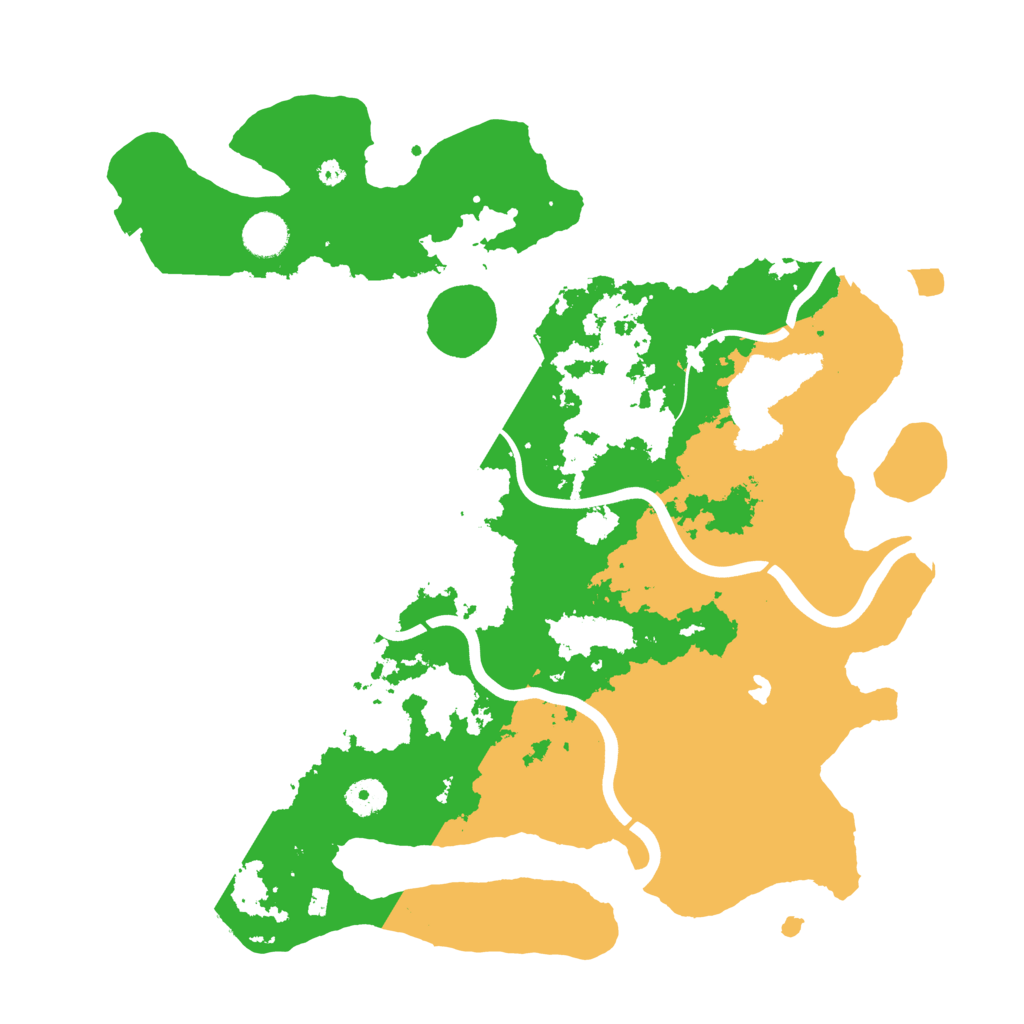 Biome Rust Map: Procedural Map, Size: 4000, Seed: 2054797574