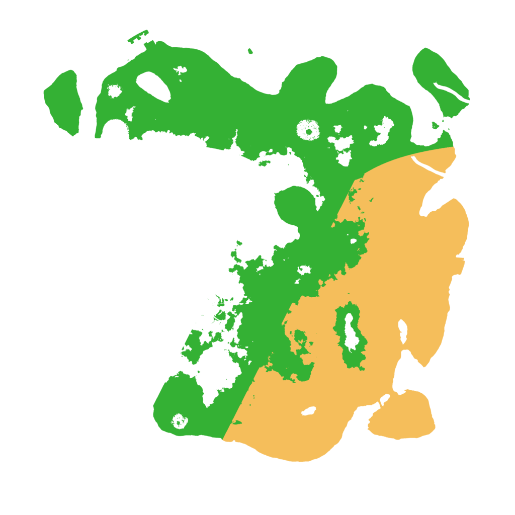 Biome Rust Map: Procedural Map, Size: 3500, Seed: 1209