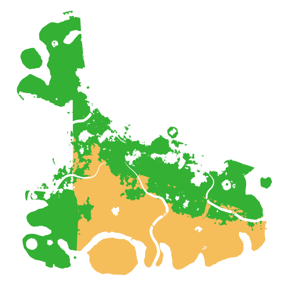 Biome Rust Map: Procedural Map, Size: 4500, Seed: 826380839