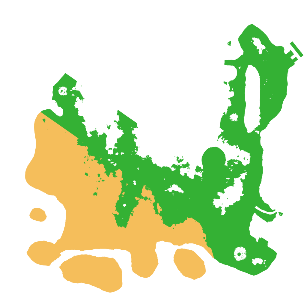 Biome Rust Map: Procedural Map, Size: 3500, Seed: 1258586915