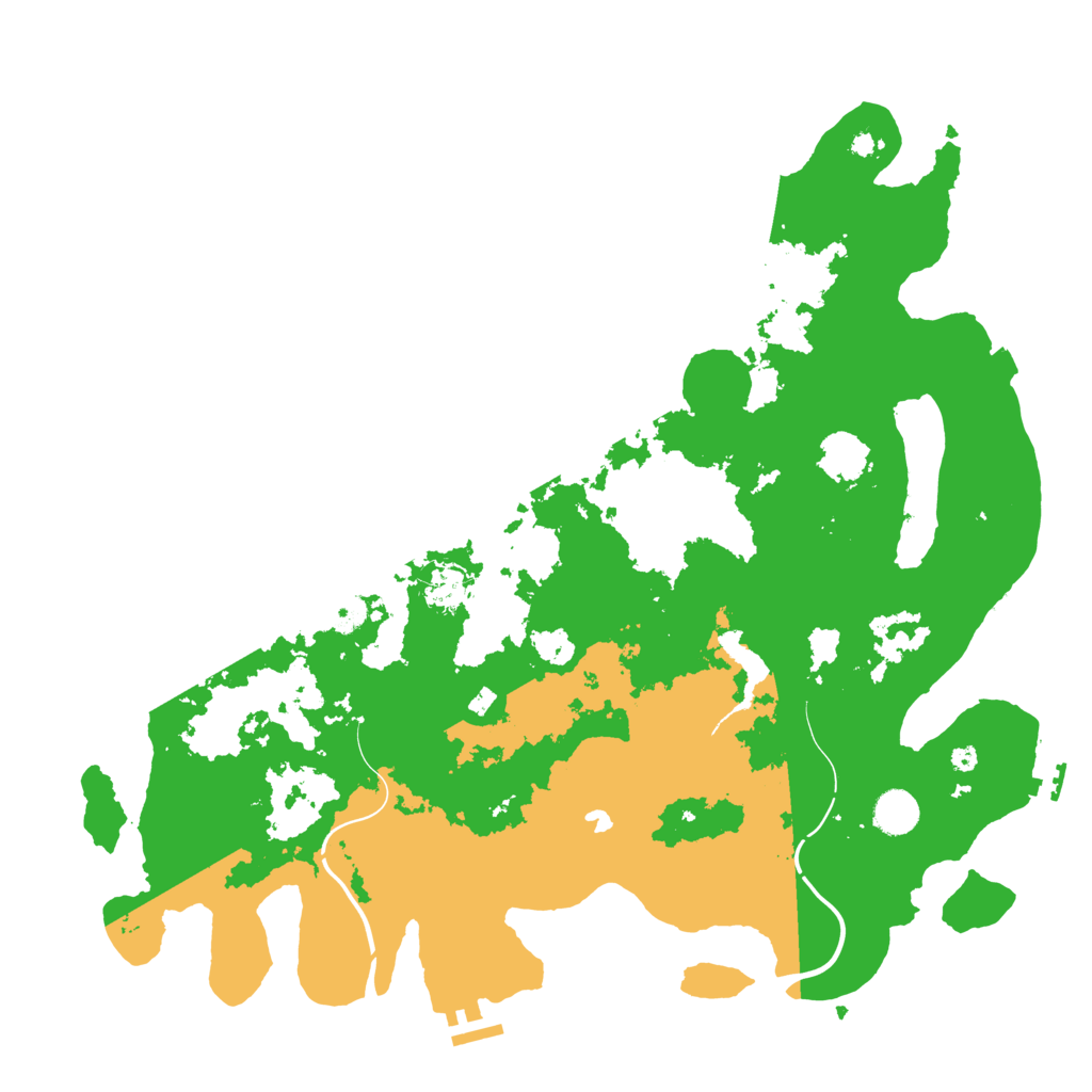 Biome Rust Map: Procedural Map, Size: 4250, Seed: 803199419