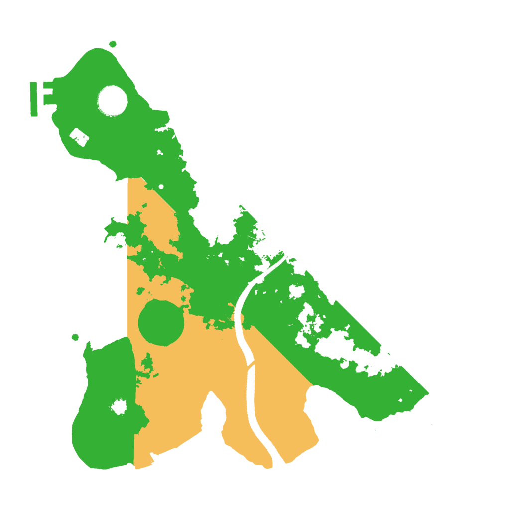 Biome Rust Map: Procedural Map, Size: 3000, Seed: 6448490