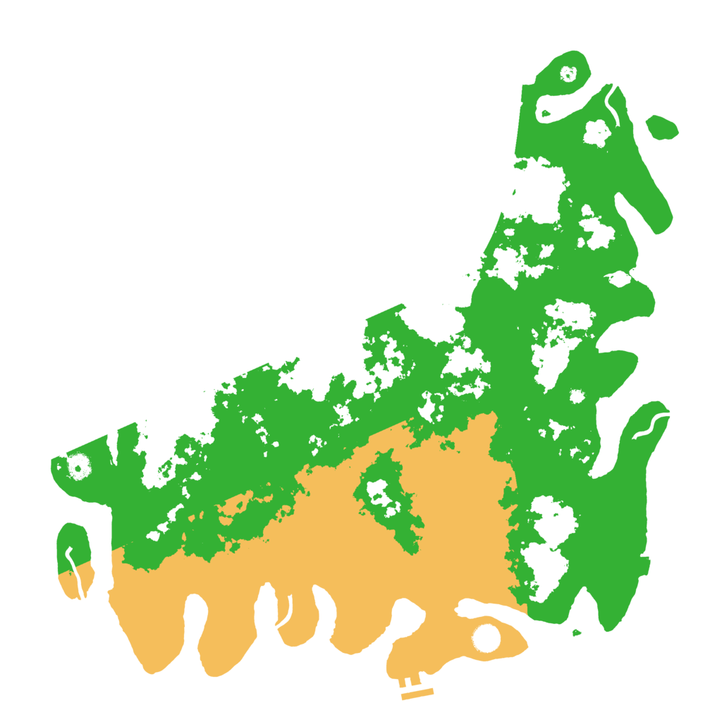 Biome Rust Map: Procedural Map, Size: 4500, Seed: 24312