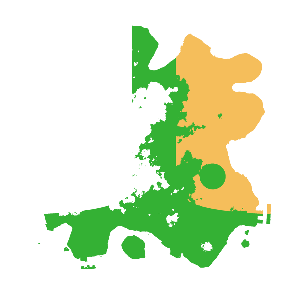 Biome Rust Map: Procedural Map, Size: 3000, Seed: 684808426