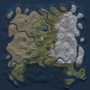 Thumbnail Rust Map: Procedural Map, Size: 4250, Seed: 689786502, 16 Monuments