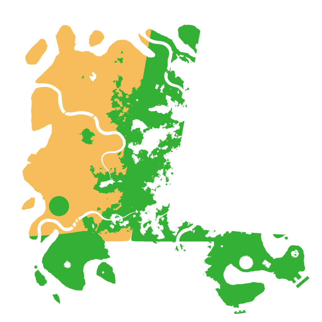 Biome Rust Map: Procedural Map, Size: 4250, Seed: 689786502