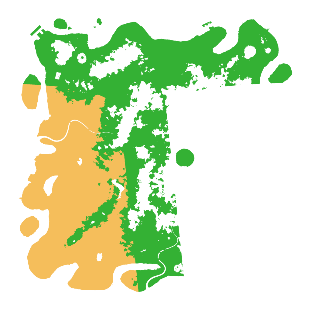 Biome Rust Map: Procedural Map, Size: 4750, Seed: 522