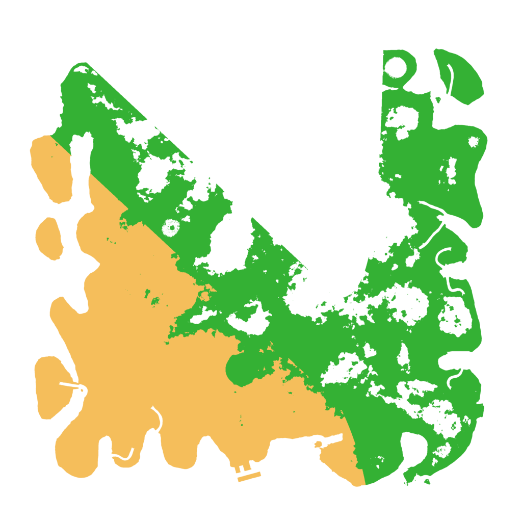 Biome Rust Map: Procedural Map, Size: 4500, Seed: 2453456