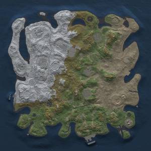 Thumbnail Rust Map: Procedural Map, Size: 4000, Seed: 2027307753, 18 Monuments